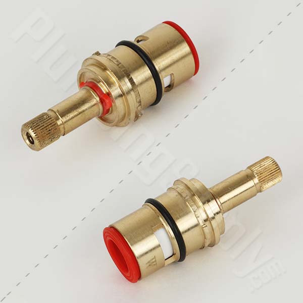 danze brass cermaric disc hot side