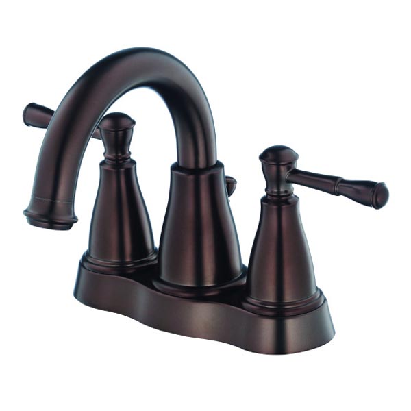 Danze tumbled bronze centerset bathroom faucet