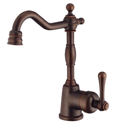 Here's one lovely bar faucet by Danze, shown in oil-rubbed Bronze