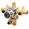 rough-in valve with screwdriver stops