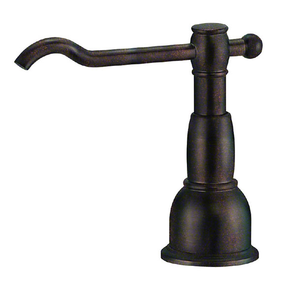 Danze tumbled bronze soap and lotion dispenser