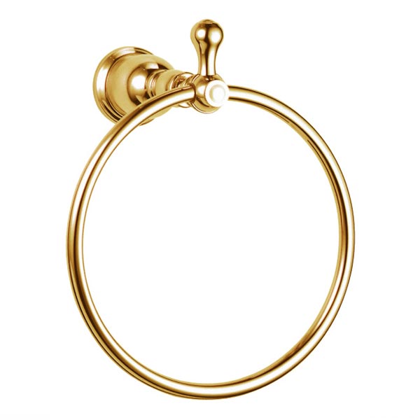 Polished Brass towel ring
