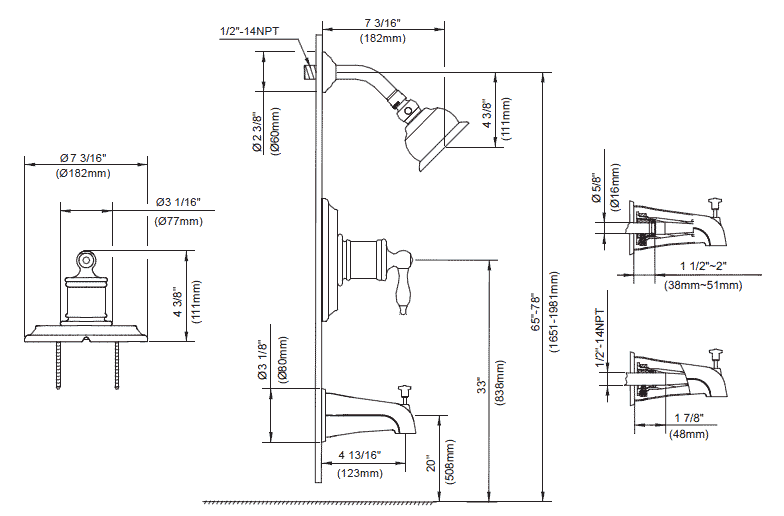 Pressure Balancing Shower Valves and Trim Kits by Danze