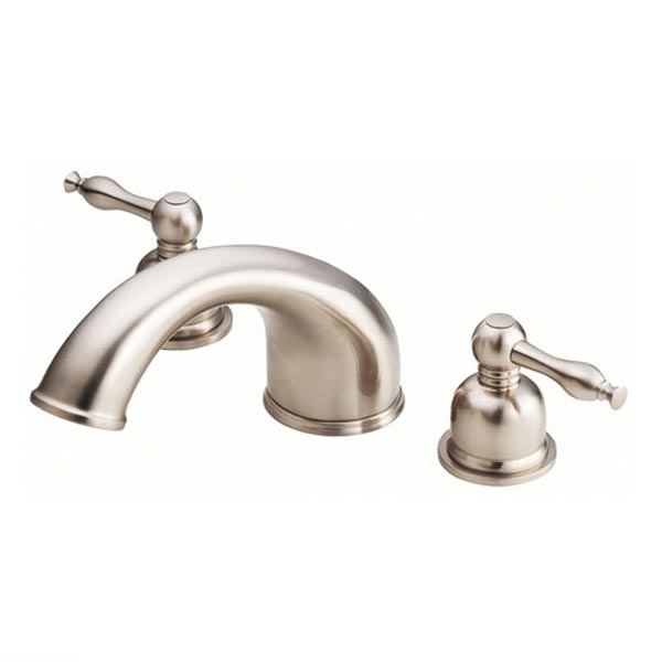 Brushed Nickel roman tub filler faucet