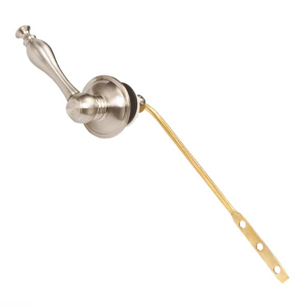 Brushed Nickel toilet tank lever