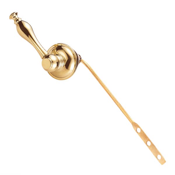 Polished Brass toilet tank lever