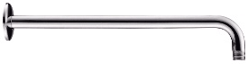 Right angle shower arm and flange, shown in Chrome