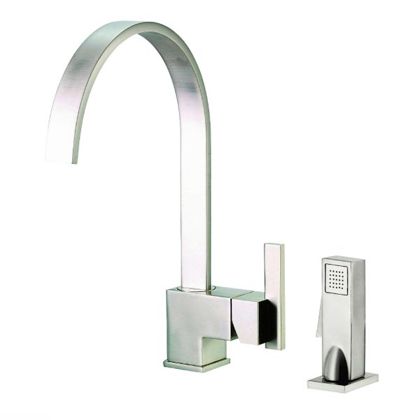 Danze Sirius Collection Faucets Stainless Steel Single Handle Kitchen Faucet