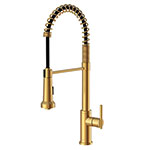 Parma pre-rinse kitchen faucet with pull down spout