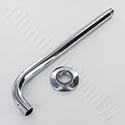 Long sweep shower arm
