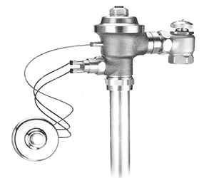 Delany concealed hydraulic flush valve