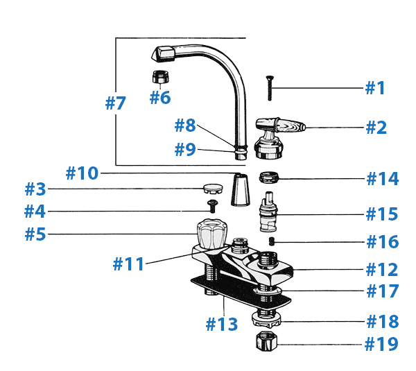 Delta Two Handle Bathroom Faucet Repair Kit – Rispa