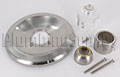 Delta Satin Nickel tub/shower trim kit Satin Nickel trim kit with acrylic knob handle for Delta