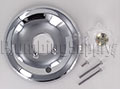 Delta chrome tub/shower trim kit Chrome push button diverter trim kit with acrylic knob handle for Delta