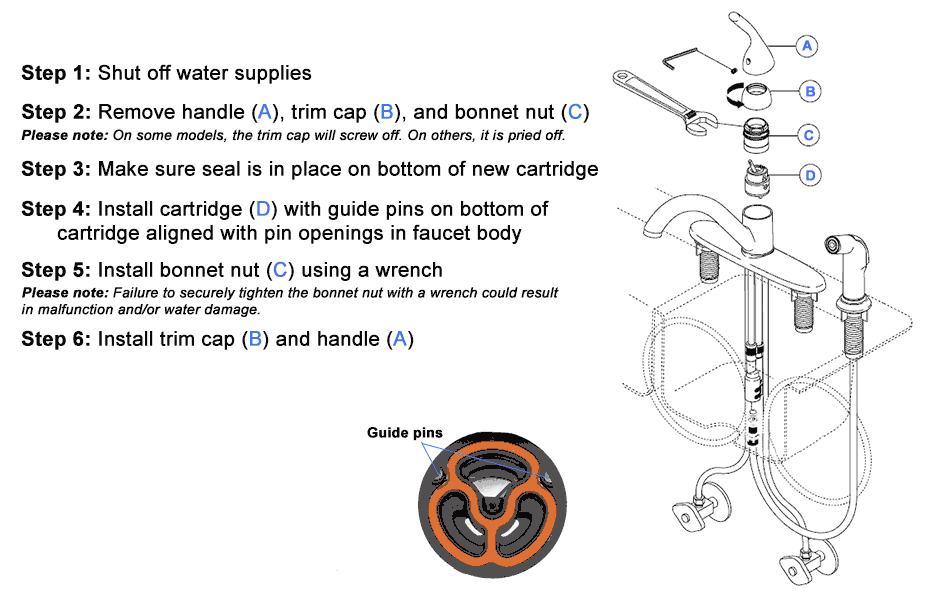 Delta Diamond Seal Faucets And Repair Parts