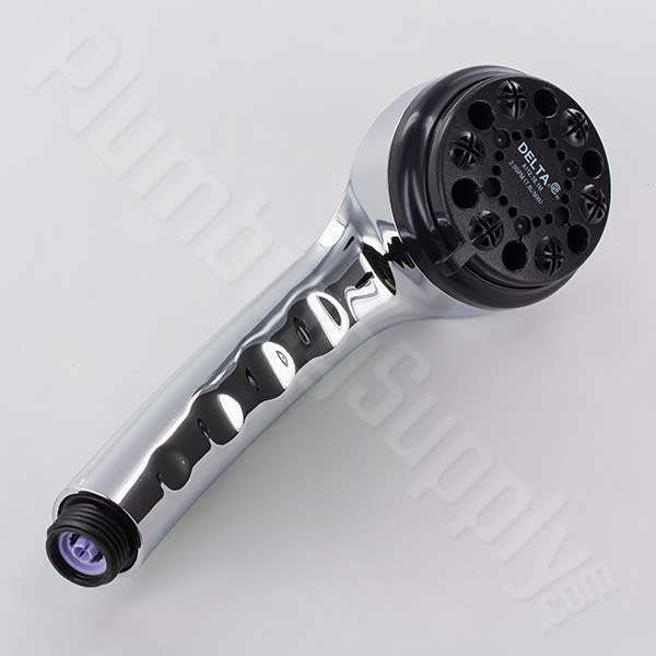 Delta narrow spray massaging handheld shower