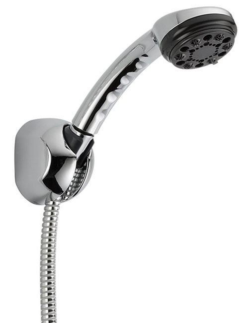 Water Saving Handshowers By Alsons Delta Handshower With Hose Mount Chrome 76 27