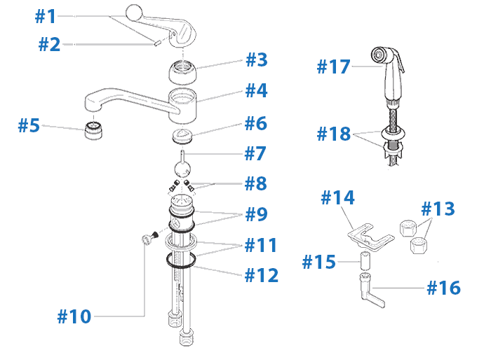 Repair Single Handle Kitchen Faucet Delta Mycoffeepot Org