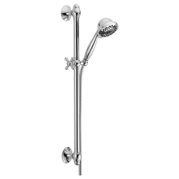 Delta 51708 traditional wall bar system in chrome