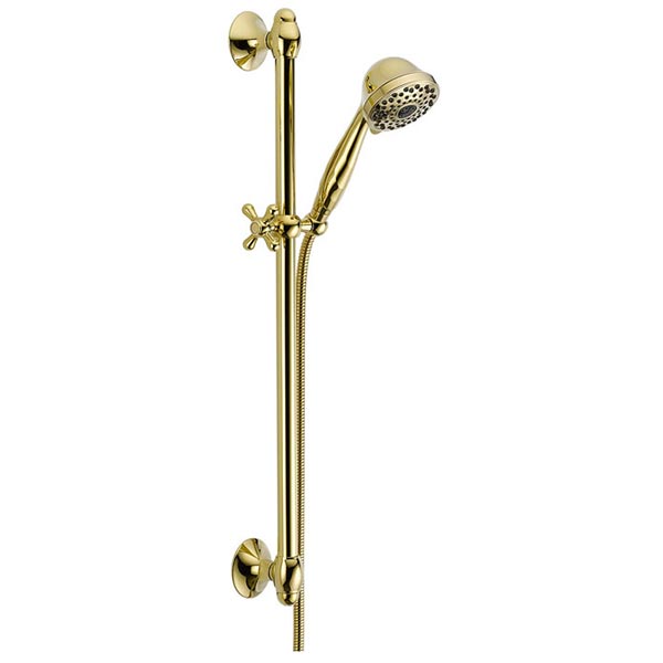 Wall bar hand shower units by Delta