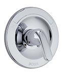 Single lever handle non-pressure balance shower valve