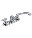 Two handle kitchen faucet