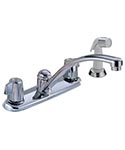Two handle kitchen faucet