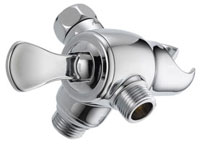 Flip Lever 3-Way Diverter with handshower mount