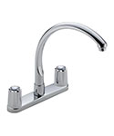 Waterfall vintage-style kitchen faucet