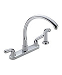 Waterfall vintage-style kitchen faucet