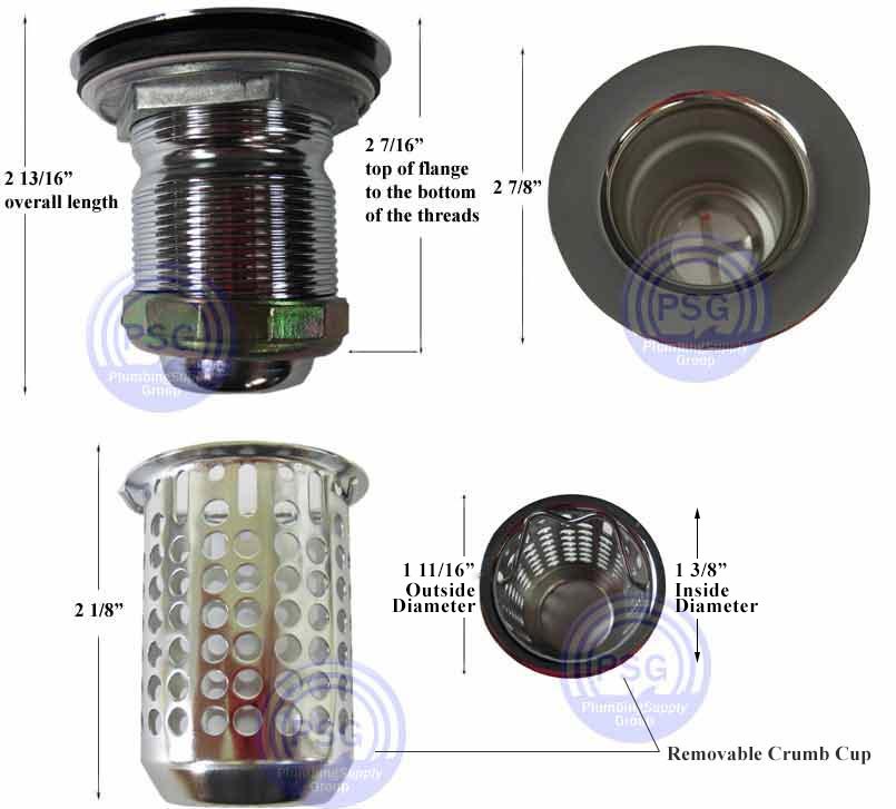 Small Basket Strainers For Bar Prep Sinks