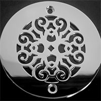 Scrolls 4 round drain