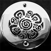 Cholollan pattern round drain