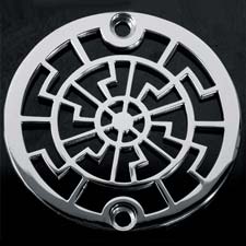Pattern round drain