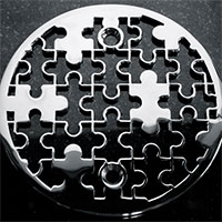 Bones round Kohler drain cover