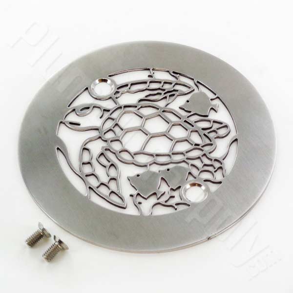 Shower Drain, 3.25 Diameter, Octopus Design by Designer Drains 