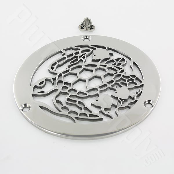 Shower Drain, 3.25 Diameter, Octopus Design by Designer Drains 