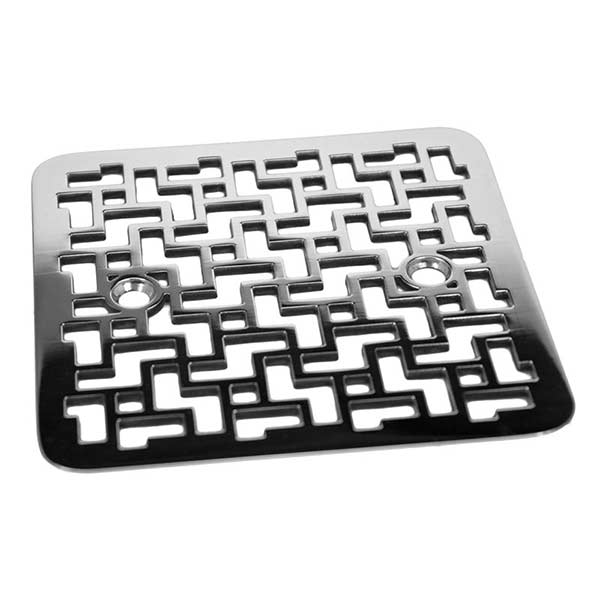 Shower Drain Grate, Square Replacement for Schluter-kerdi, Mandala