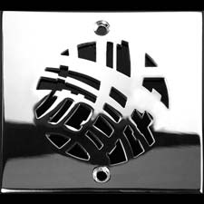 Abstract Circle square drain