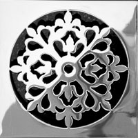 Motif Number 7 square Ebbe drain cover