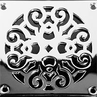 Scrolls square drain