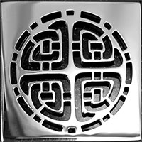 Celtic pattern square Ebbe drain cover