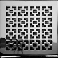 Squares pattern square Ebbe drain cover