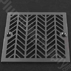 Wheat pattern square drain