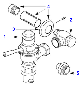 Dolphin flushometer handle variation schematics