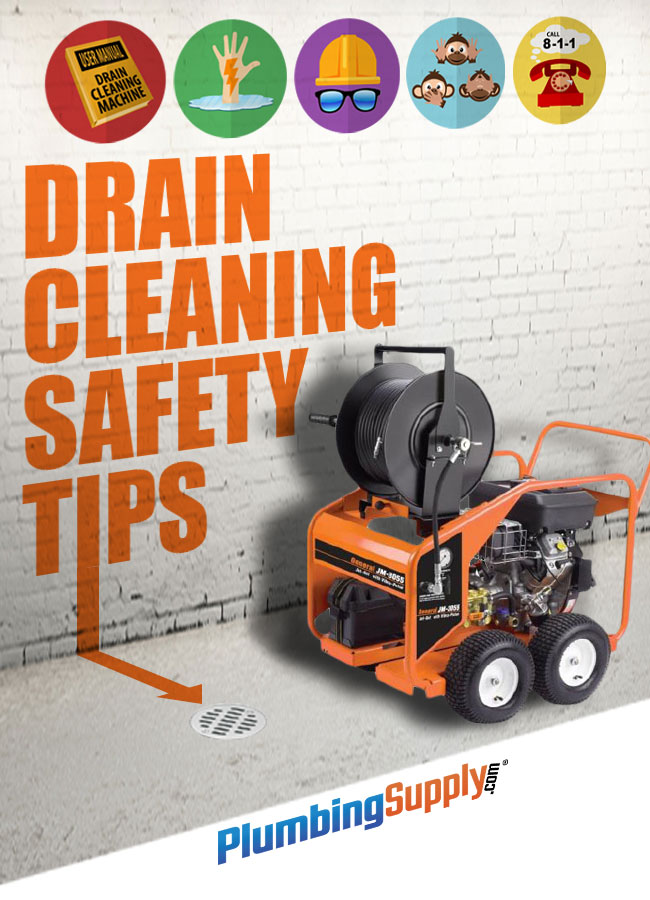 Whether you're a pro or a DIY novice, drain cleaning machine safety is paramount. Make sure the only thing getting damaged is that nasty clog with these safety tips.