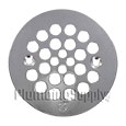 Screw-in shower drain cover