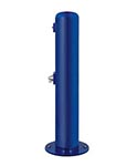 Outdoor shower with drinking fountain