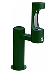 Offset bottle filling station by Halsey Taylor