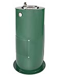 Chilled single bowl pedestal drinking fountain